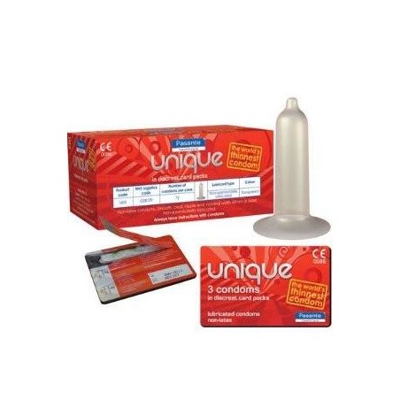 Preservativos Pasante sin látex Unique - 72 unidades