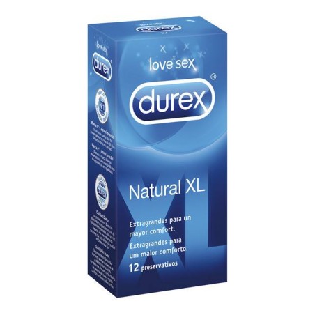 Preservativos Durex Natural XL 12 Unidades