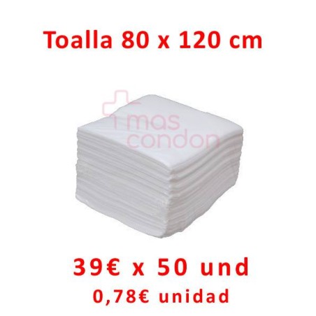 Mascondon Toallas desechables Toallas desechables 80x120 cm 50 und