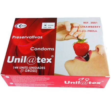 Unilatex Condones Unilatex Unilatex Fresa 144 und
