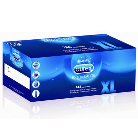 Condón Durex Extra Largo XL - 144 unidades