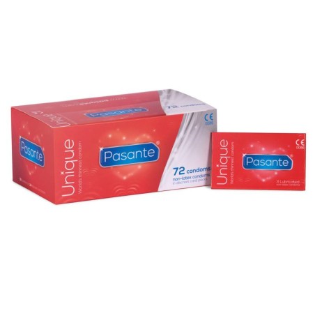 Condones Pasante sin látex Unique - 72 unidades