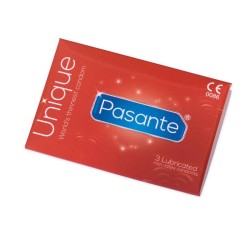 Condón Pasante sin látex Unique 3 Uds.