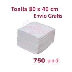 Mascondon Toallas desechables Toalla desechable 80x40 cm 750 und
