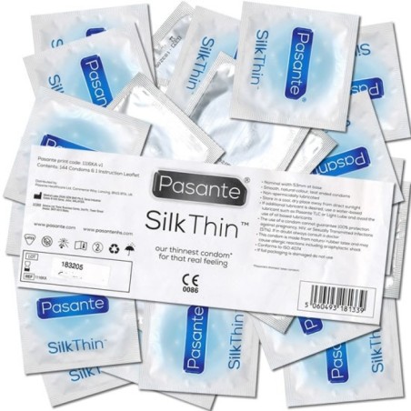 Condones Ultra Finos Silk Thin - 144 unidades
