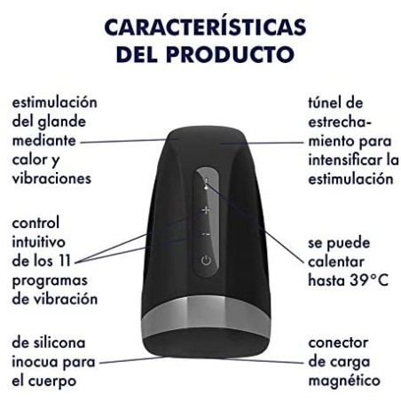 Satisfyer Hombre SATISFYER PARA HOMBRE CON VIBRACION MEN HEAT VIBRATION