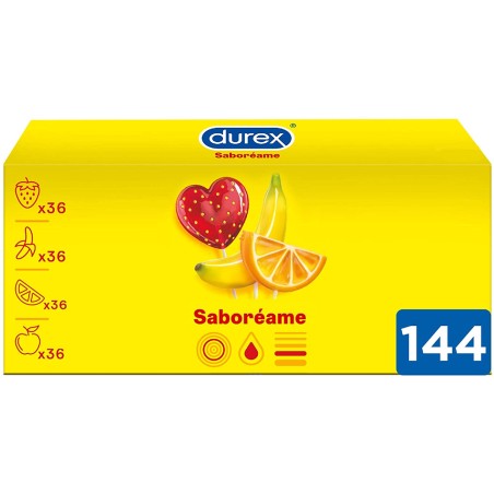 Condones Durex de sabores - 144 unidades