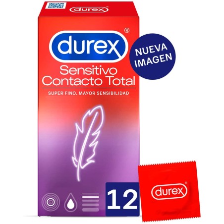 Condón-Durex-Sensitivo-Contacto-Total-12 Uds.