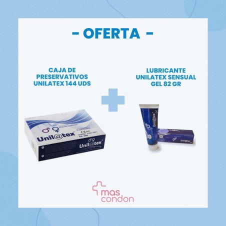 Mascondon Ofertas Caja 144 uds a elegir + Lubricante gel