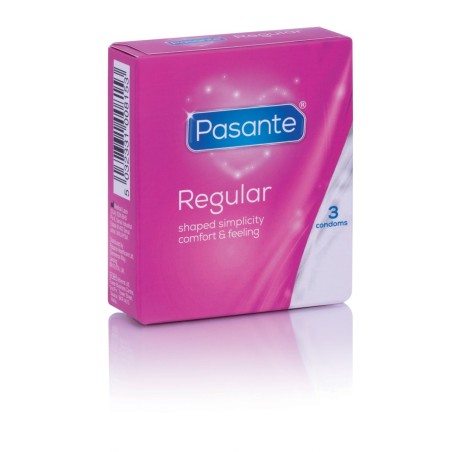 Condones Pasante Natural Regular 3 uds Anatómicos
