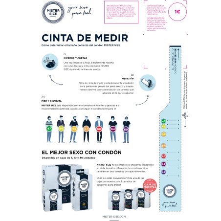 Mister Size 69 mm 10 Unidades mide tu pene