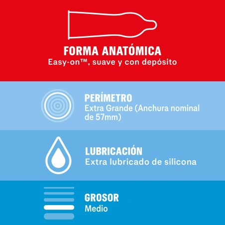 Durex Sensitivo XL 10 Condones