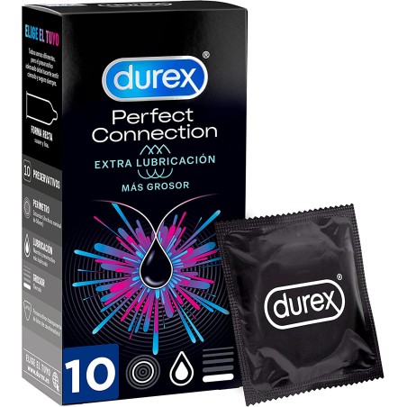 Durex Perfect Connection 10 uds - Extra Lubricación y Seguridad | Mascondon |