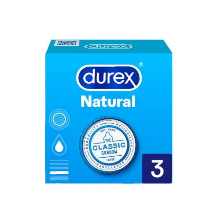 Preservativo DUREX natural comfort 3 unidades