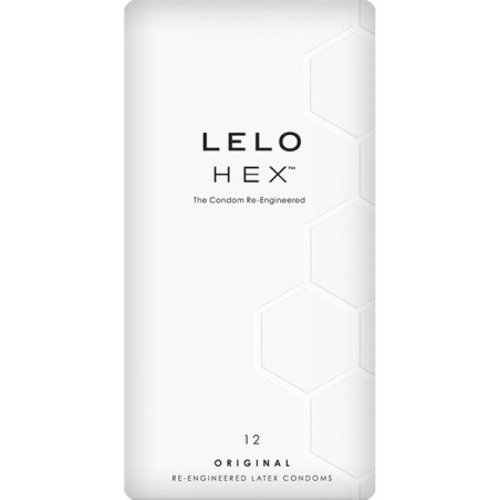 Condones LELO HEX CAJA 12 UNIDADES hexagonal