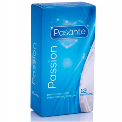 caja condon pasante pasion ribbed