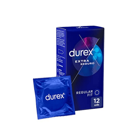 Preservativos Durex Extra Seguro 12 Uds. nuevo pack