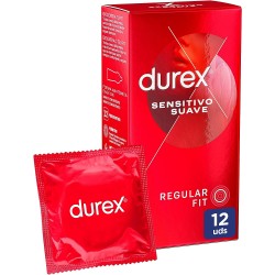 Condón Durex Sensitivo Suave 12 Uds. nuevo pack