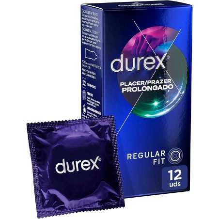 Condón Durex Placer Prolongado 12 Uds. nuevo pack