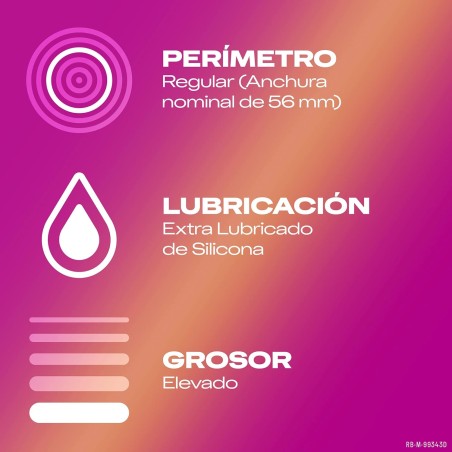 Preservativos Durex Dame Placer 12 Uds. Características