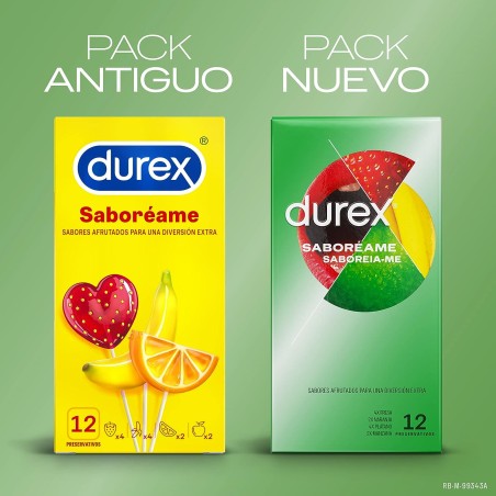 Condones Durex Saboréame 12 Uds.-anterior-y-nuevo-diseño