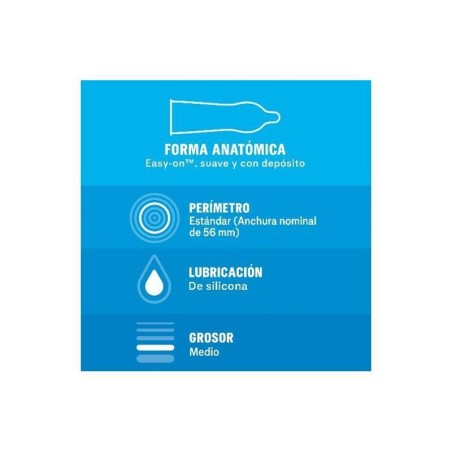 Condón Durex Natural Comfort 3 Uds.-caracteristicas