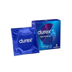 Condón Durex Natural Comfort 3 Uds.-nuevo-diseño