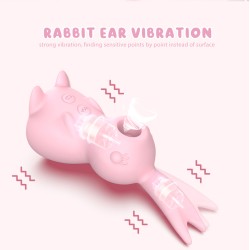 Succionador Vibrador Kissing Bunny vibrator