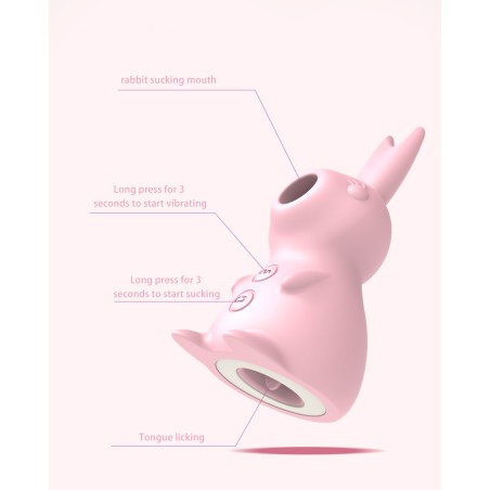 Succionador Vibrador Kissing Bunny orgasmo