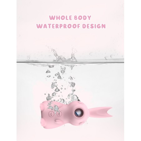 Succionador Vibrador Kissing Bunny resistente al agua