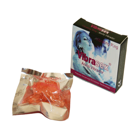 Anillo Vibrador de Silicona Antideslizante estimulo orgasmo sexo