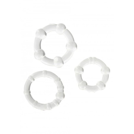 3 anillos de pene - M L y XL cola dura