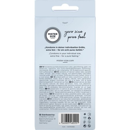 Mister Size 60 mm 10 Unidades cola