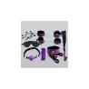 Kit de Bondage de 8 Piezas - Morado y Negro: Descubre el Placer en el BDSM - sado