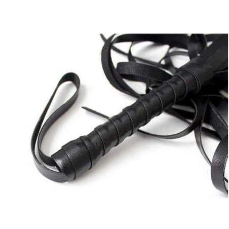 Látigo Negro Squash 9 Colas toyz4lovers