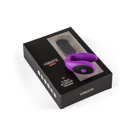 Vibrador G-Spot & Clitorial E12 Morado control remoto