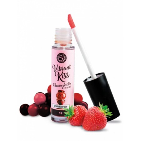 Lip Gloss Vibrant Kiss Strawberry Gum