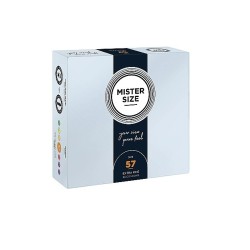 Mister Size Pure Feel Extra Fino 57 mm - Aumenta Tu Placer con 36 Unidades