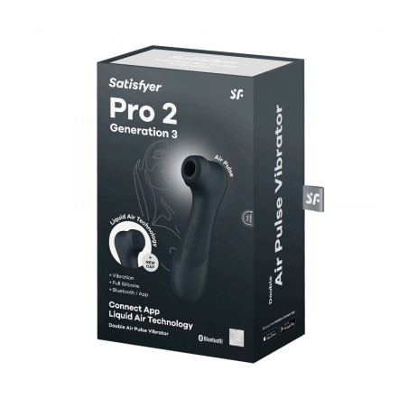 Estimulador Pro 2 Gen 3 Satisfyer Negro Connect App