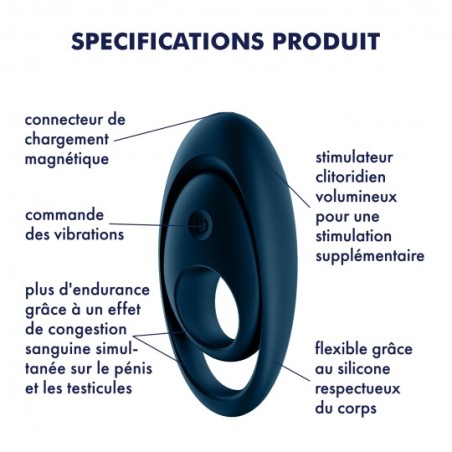 ANILLO VIBRADOR SATISFYER GLORIOUS DUO