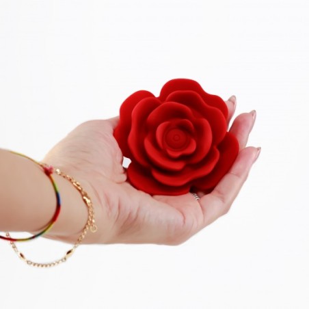 Rosa del Placer con Vibración y Empuje Romeo Gran deleite
