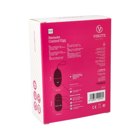 Huevo Vibrador G2 Morado de Virgite: El Éxtasis en la Palma de tu Mano sensacional