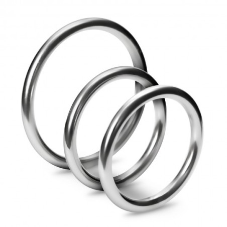 Conjunto Metaleros de Anillos para el Pene en Metal CRUSHIOUS