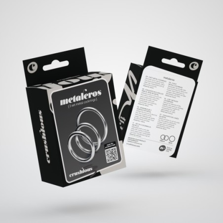 Trío de Anillos CRUSHIOUS para el Pene en Metal