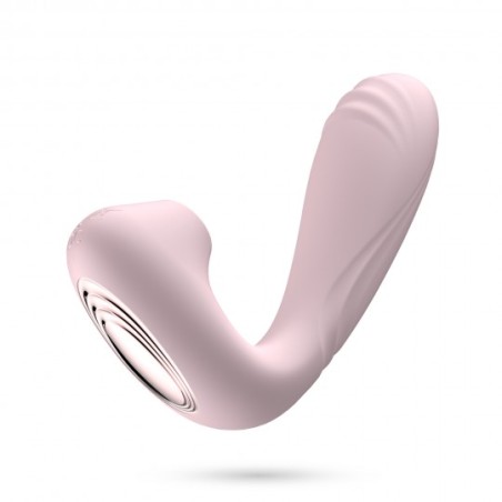 Vibrador succionador Pookie + Crushious Rosa en todo momento