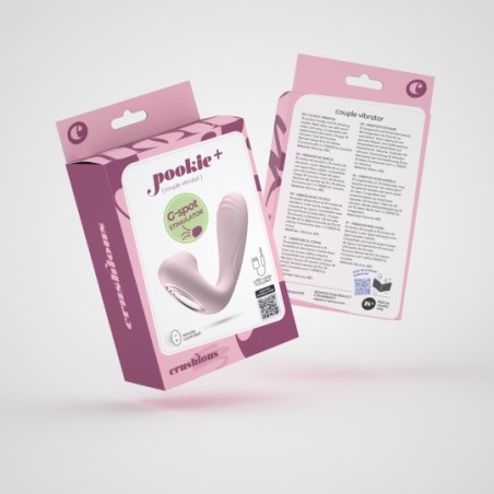 Vibrador succionador Pookie + Crushious Rosa disfrútalo cuantas veces quieras