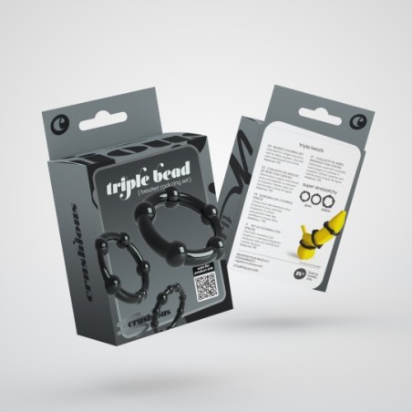 Conjunto Anillos Triple Bead: Placer Intensificado | Mascondon |