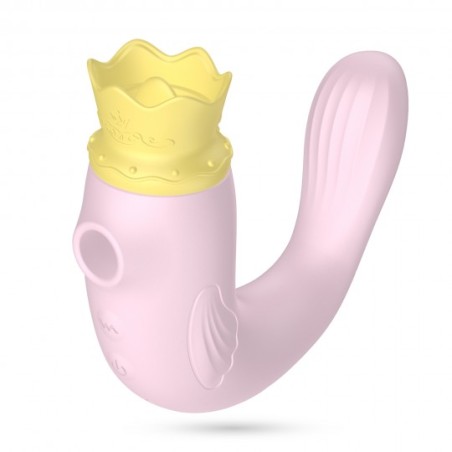 Estimulador Triple Hiri de Crushious: Aventuras Submarinas en Rosa Ajustalo a tu necesidad