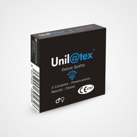 Unilatex 3 unidades Condon Natural
