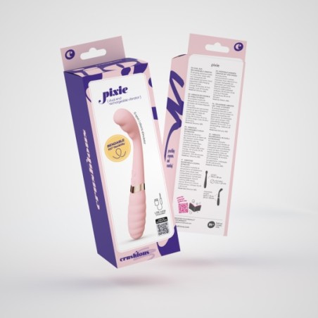 Pixie Vibrador Doble Crushious Cómodo y Práctico
